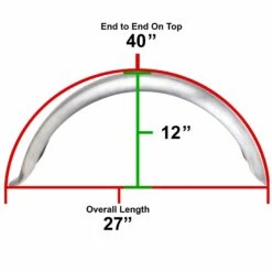 Manta Ray Smooth Steel Fender 7 Inch Width -Moto Core Parts 003869 003870 lowbrow customs manta ray fender 7 inch aluminum specsrev