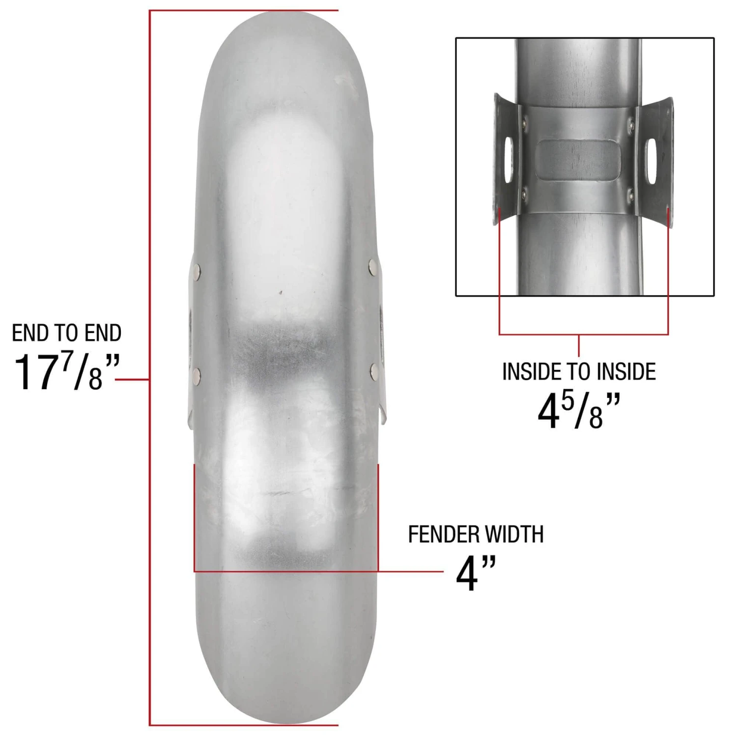Shorty Front Fender - Harley-Davidson 1973-up XL FX FXR 35mm 39mm Narrow Glide Front Forks - OEM # 59031-83 - Image 3