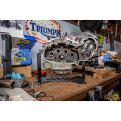 Harley-Davidson 45 Flathead Motor Engine Stand -Moto Core Parts 009411 lowbrow customs harley davidson 45 flathead motor engine stand 4