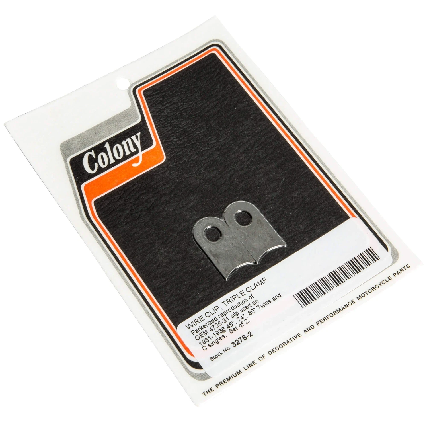 3278-2 Wire Clip 1931 - 1936 Harley-Davidson 45 Models OEM #4726-31 1 3278-2 Wire Clip 1931 - 1936 Harley-Davidson 45 Models OEM #4726-31