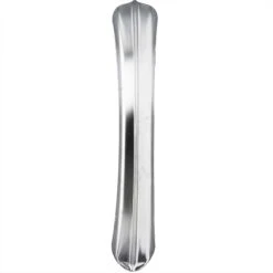 Ribbed Chrome Steel Fender 5 Inch Width -Moto Core Parts 010169 cycle standard ribbed chrome steel fender 5 in width 5