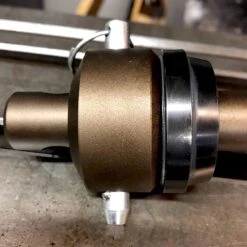 No.11 Motorcycle Neck Bearing Cup Installer -Moto Core Parts 010848 Fast Eddy Co Motorcycle Neck BearingCup Installer Installed 3