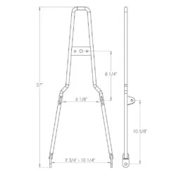 Chrome Square Top Sissy Bar - Round Fender - Box Tail Light 9 Chrome Square Top Sissy Bar - Round Fender - Box Tail Light -Moto Core Parts 011901 Gasbox Chrome Square Top Sissy Bar Round Fender Box Tail Light Specs