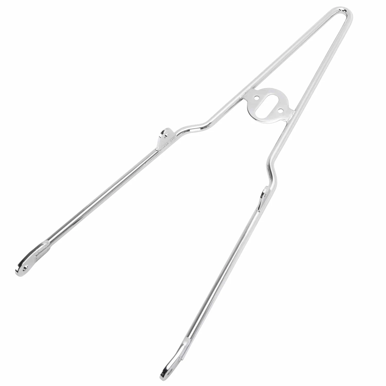 Chrome Pointed Sissy Bar - Round Fender - Model A Tail Light 2 Chrome Pointed Sissy Bar - Round Fender - Model A Tail Light - Image 2