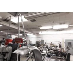 Chrome Pointed Sissy Bar - Flat Fender - Box Tail Light -Moto Core Parts 011908 Gasbox ChromePointedSissyBar FlatFender BoxTail Light 4