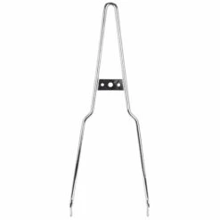 Chrome Pointed Sissy Bar - Round Fender - Box Tail Light