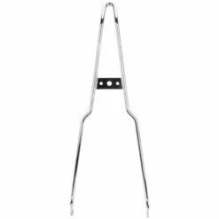 Chrome Kick Back Sissy Bar - Round Fender - Box Tail Light