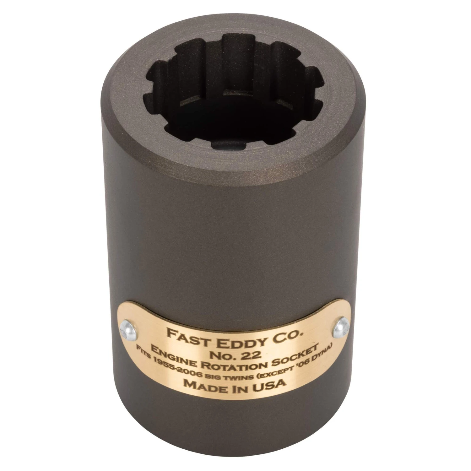 No. 22 Engine Rotation Socket - 10 Spline For 1955-2006 Harley-Davidson Big Twin 1 No. 22 Engine Rotation Socket - 10 Spline For 1955-2006 Harley-Davidson Big Twin