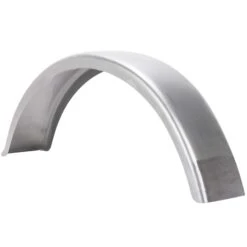 6 Inch Wide Flat Trailer Fender With Bobbed End - Steel