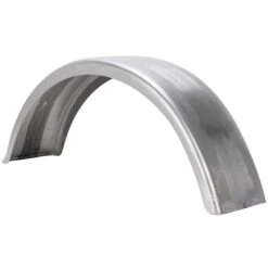 7.5 Inch Wide Flat Trailer Fender With Bobbed End - Steel