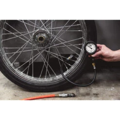 Professional 0-60 PSI Tire Gauge -Moto Core Parts 013726 Lowbrow Customs Professional0 60PSITireGauge 1522web