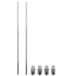 Rocker Oil Lines - Chrome - 1957-85 Harley-Davidson Sportsters