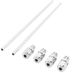 Rocker Oil Lines - Chrome - 1957-85 Harley-Davidson Sportsters -Moto Core Parts 014454 Cycle Standard RockerOilLines Chrome 1957 85Harley DavidsonSportsters 3