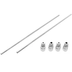 Rocker Oil Lines - Chrome - 1957-85 Harley-Davidson Sportsters -Moto Core Parts 014454 Cycle Standard RockerOilLines Chrome 1957 85Harley DavidsonSportsters 4