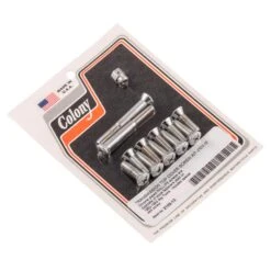 #2103-13 Transmission Top Cover Screw Kit Chrome Phillips Harley Big Twin 1950-53