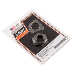#2430-2 Transmission Mainshaft Bearing Nut And Lock Tab Harley Big Twin 36-85