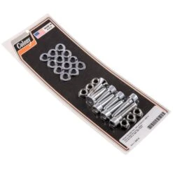 #2527-8 Rear Fender Rail Chrome Mounting Kit Harley FXWG 80-85