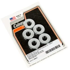 #3009-5 Sprocket Bolt Chrome Washer Kit Harley Big Twin 73-up XL 79-up