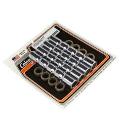 #7134-8 Custom Chrome Plated Aluminum Pushrod Covers Fit H-D Sportster 1957-79