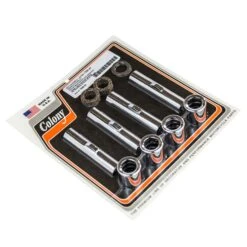 #7508-20 Upper Pushrod Cover Kit Chrome Plated Fits Shovelhead / Evo / 1940-47 Knucklehead