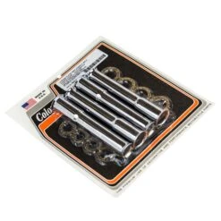 #7823-12 Pushrod Covers Chrome Plated Steel Fits H-D 1948-early 1979 Panhead & Shovelhead