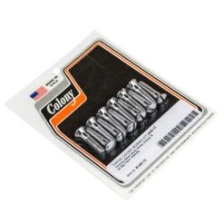 #8149-12 Timing Cover Screw Kit Chrome Plated Fits 1936-69 Harley Davidson Big Twins