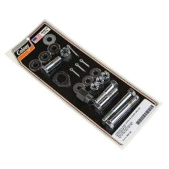 #9521-22 Upper & Lower Motor Mount Kit Chrome Harley Big Twin Side Valve 37-47