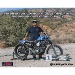 Tsunami Fender - Raw Aluminum - 1994 - 2003 Sportsters -Moto Core Parts Rich Silva Promo Photo Listings