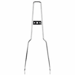 Chrome Square Top Sissy Bar - Round Fender - Box Tail Light