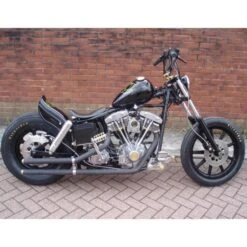 Fat Bob Steel Fender-Left Side Chain Relief -Moto Core Parts large 1146 fat bob steel chopper fender photo 7