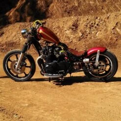 7 Inch Flat Top Fender For 16 Inch Stock Style Dunlop Tires -Moto Core Parts large 3022 led sled fender installed 1