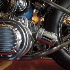 FiltroMax Universal Remote Oil Filter Mount - Black -Moto Core Parts large 3131 3130 3131 filtro max on bike 1