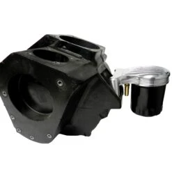FiltroMax Universal Remote Oil Filter Mount - Black -Moto Core Parts large 3131 filtromaxinstalled