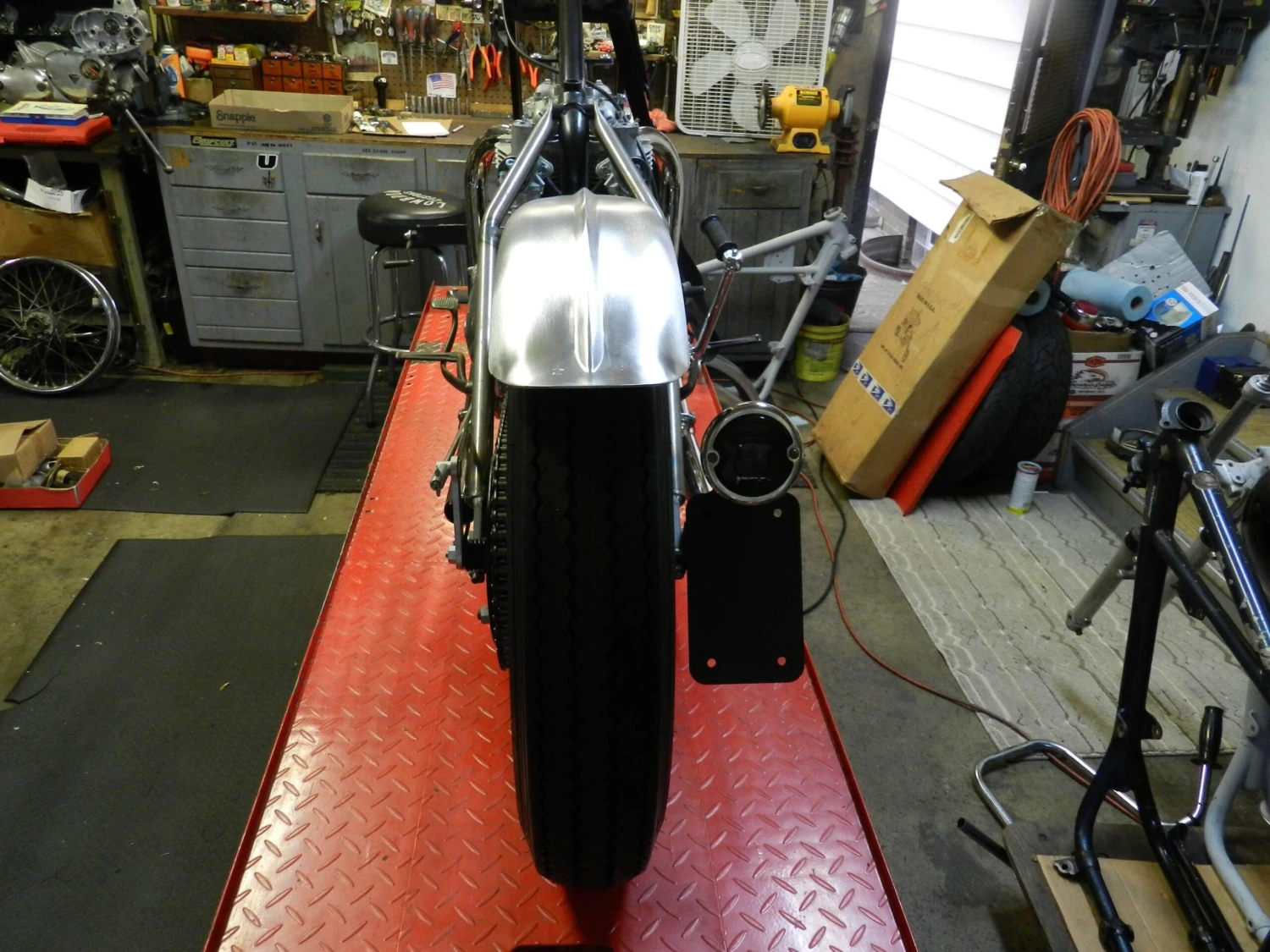 Stingray Ribbed Steel Fender 6 Inch Width 10 Stingray Ribbed Steel Fender 6 Inch Width - Image 10