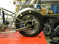 Stingray Ribbed Steel Fender 4-3/4 Inch Width -Moto Core Parts large 3158 stingray fender 4 3 4 inch aluminum steel lowbrow customs 8