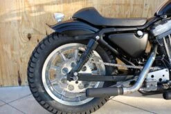 Tsunami Fender - Raw Aluminum - 1994 - 2003 Sportsters -Moto Core Parts large 3638 lowbrow tsunami fender 435
