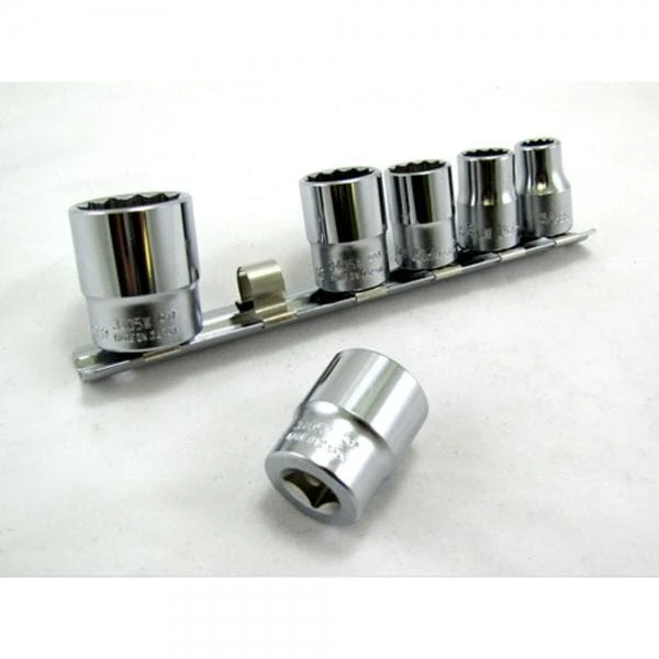 Whitworth 6 Pc 12-pt Socket Set Koken 3/8 Inch Drive 2 Whitworth 6 Pc 12-pt Socket Set Koken 3/8 Inch Drive - Image 2