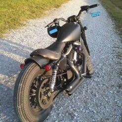 Tsunami Fender - Raw Aluminum - 1994 - 2003 Sportsters -Moto Core Parts supplied colefostertank tsunmaifender forkshrouds 2 4